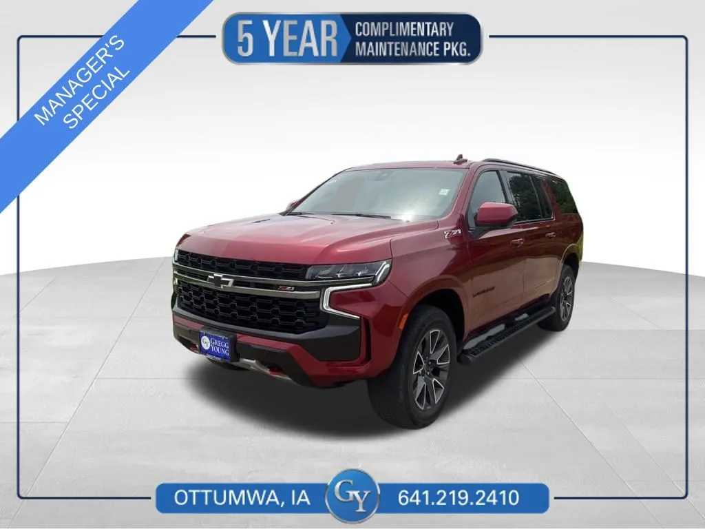 Red 2021 Chevrolet Suburban Z71 for sale in Ottumwa, IA