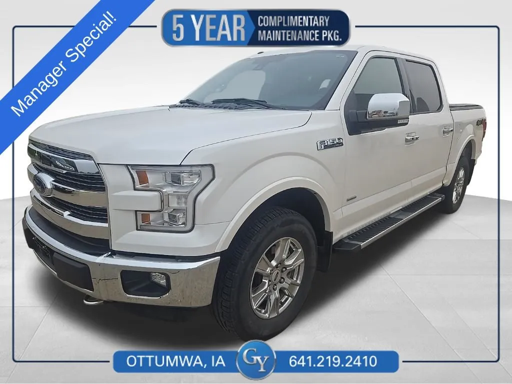 White 2017 Ford F-150 Lariat for sale in Ottumwa, IA