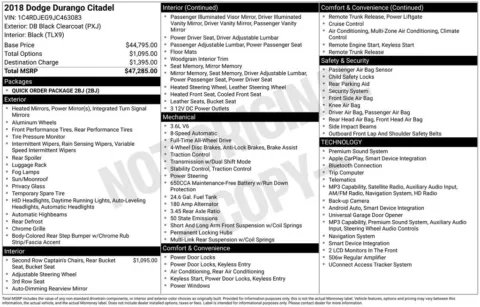 Photos of 2018 Dodge Durango Citadel for sale in Ottumwa, IA at Gregg Young Toyota of Ottumwa