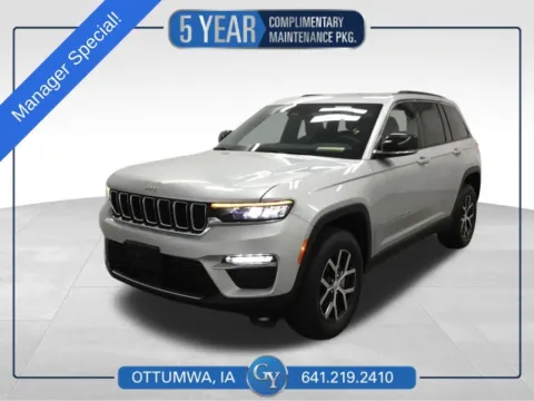 Silver 2024 Jeep Grand Cherokee Limited for sale in Ottumwa, IA