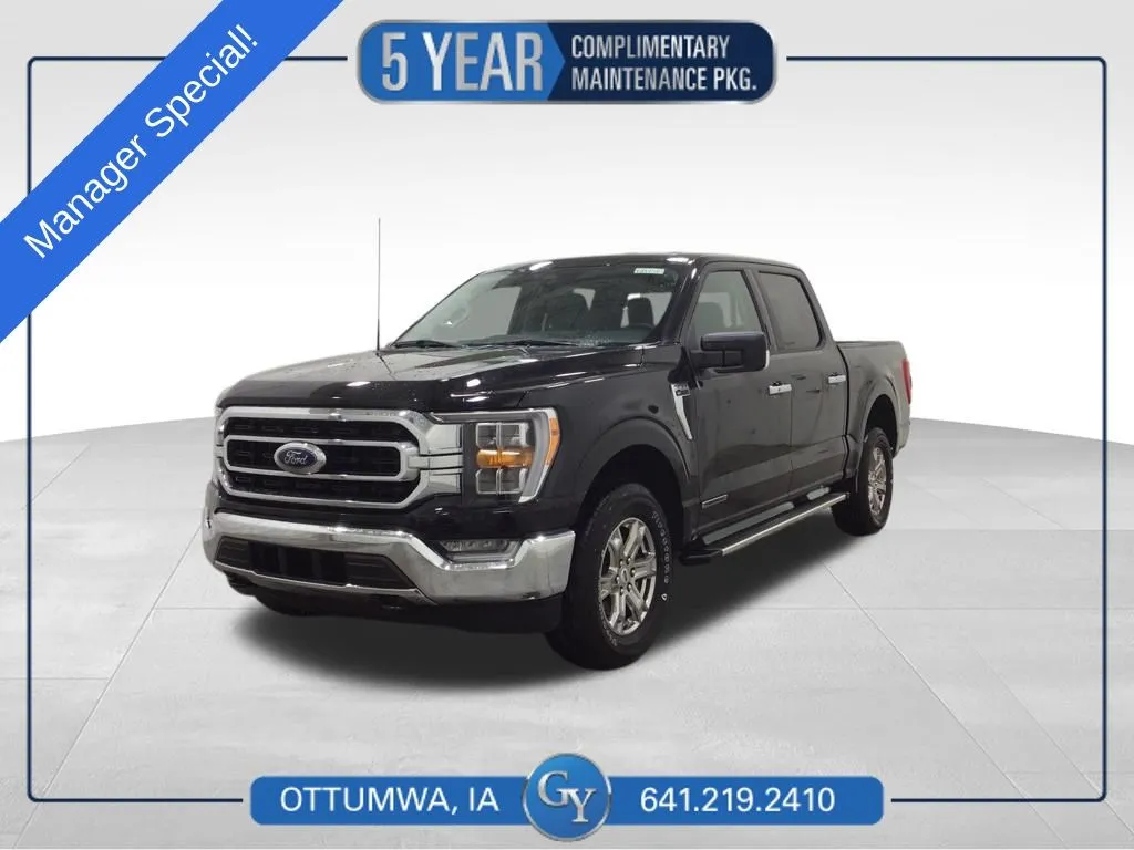 Black 2023 Ford F-150 XLT for sale in Ottumwa, IA