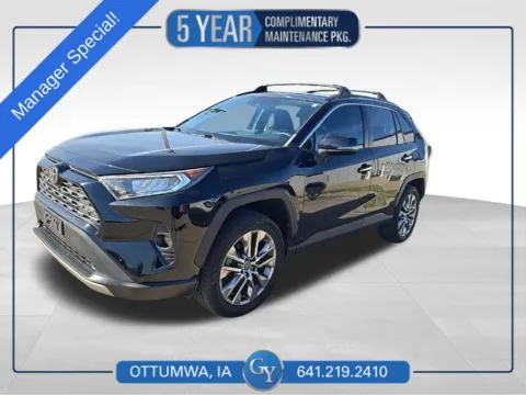 Black 2020 Toyota RAV4 Limited for sale in Ottumwa, IA