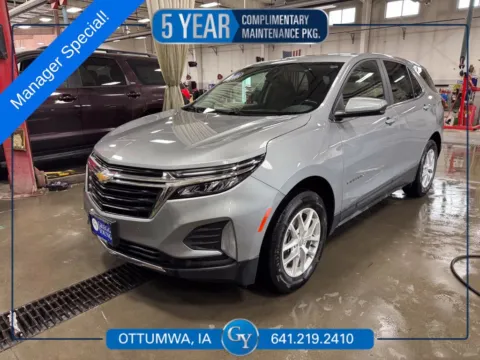 Gray 2024 Chevrolet Equinox LT for sale in Ottumwa, IA