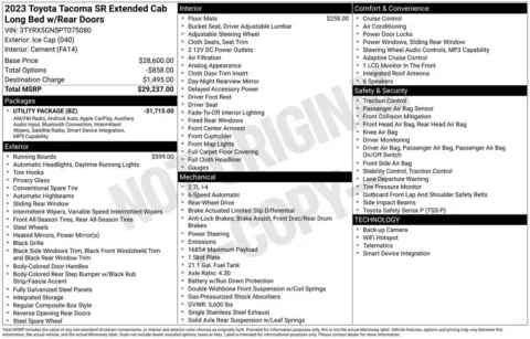 Photos of 2023 Toyota Tacoma SR for sale in Columbus, NE at Gregg Young Toyota of Columbus