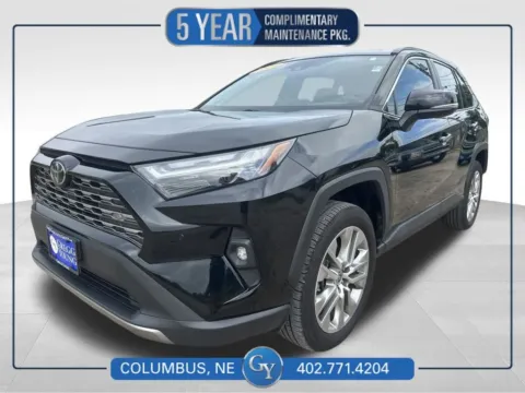 Black 2022 Toyota RAV4 Limited for sale in Columbus, NE