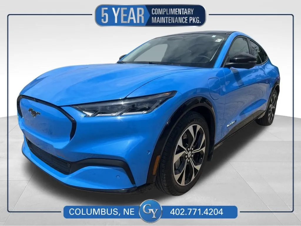 Blue 2022 Ford Mustang Mach-E Premium for sale in Columbus, NE