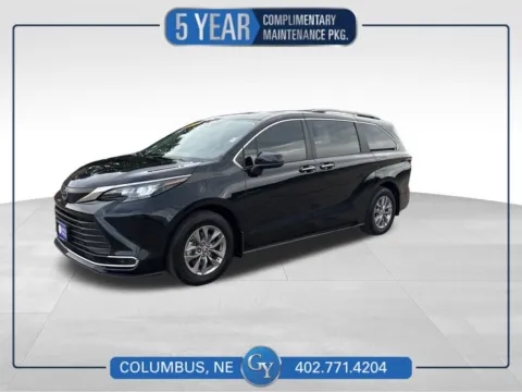 Black 2024 Toyota Sienna XLE for sale in Columbus, NE