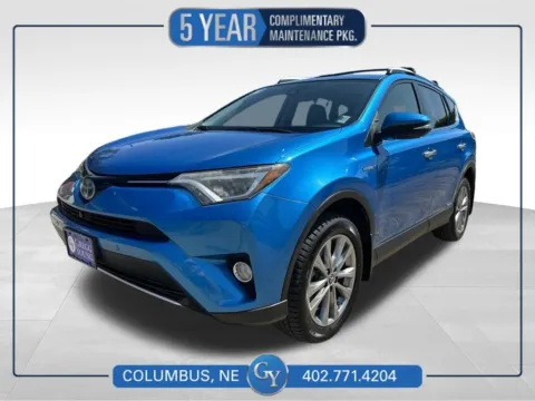 Green 2016 Toyota RAV4 Hybrid Limited for sale in Columbus, NE