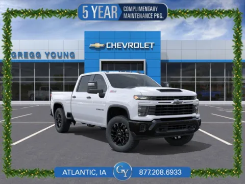 White 2026 Chevrolet Silverado 2500HD Custom for sale in Atlantic, IA