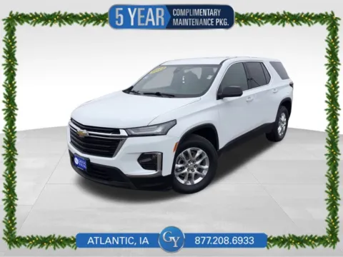 White 2022 Chevrolet Traverse LS for sale in Atlantic, IA