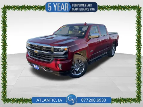 Red 2018 Chevrolet Silverado 1500 High Country for sale in Atlantic, IA