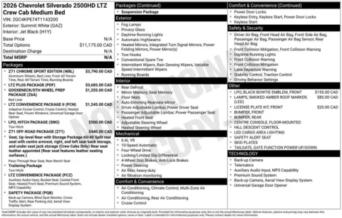 Photos of 2026 Chevrolet Silverado 2500HD LTZ for sale in Atlantic, IA at Gregg Young Automotive of Atlantic