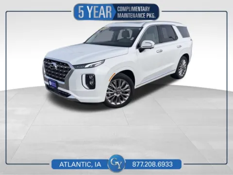 White 2020 Hyundai Palisade Limited for sale in Atlantic, IA