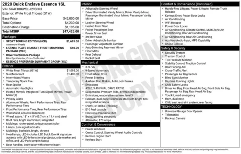 Photos of 2020 Buick Enclave Essence for sale in Atlantic, IA at Gregg Young Automotive of Atlantic