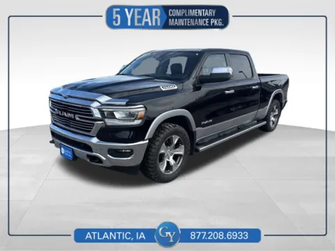 Black 2022 Ram 1500 Laramie for sale in Atlantic, IA