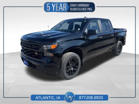 Black 2023 Chevrolet Silverado 1500 Custom for sale in Atlantic, IA