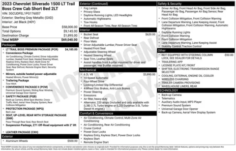 Photos of 2023 Chevrolet Silverado 1500 LT Trail Boss for sale in Atlantic, IA at Gregg Young Automotive of Atlantic