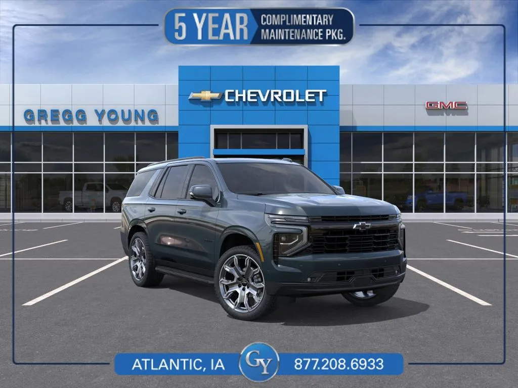Gray 2026 Chevrolet Tahoe RST for sale in Atlantic, IA