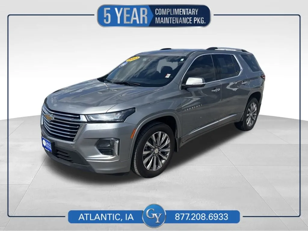 Gray 2023 Chevrolet Traverse Premier for sale in Atlantic, IA