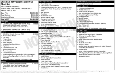 Photos of 2025 Ram 1500 Laramie for sale in Atlantic, IA at Gregg Young Chevrolet GMC Atlantic