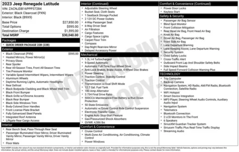 Photos of 2023 Jeep Renegade Latitude for sale in Atlantic, IA at Gregg Young Chevrolet GMC Atlantic