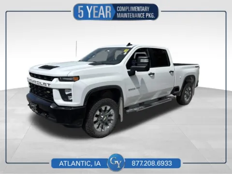 White 2023 Chevrolet Silverado 2500 HD Custom for sale in Atlantic, IA