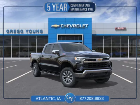 Black 2026 Chevrolet Silverado 1500 LT for sale in Atlantic, IA