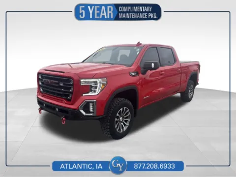 Red 2021 GMC Sierra 1500 AT4 for sale in Atlantic, IA