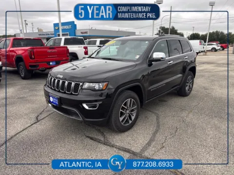 Black 2017 Jeep Grand Cherokee Limited for sale in Atlantic, IA