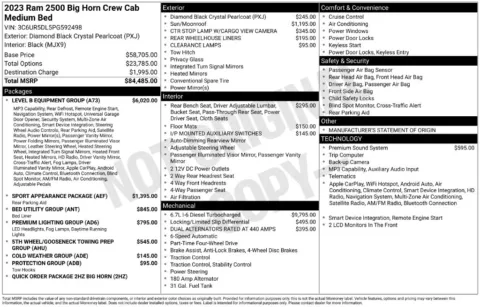 Photos of 2023 Ram 2500 Big Horn for sale in Atlantic, IA at Gregg Young Chevrolet GMC Atlantic