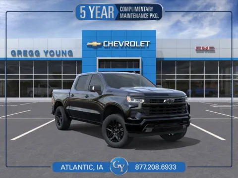 Black 2026 Chevrolet Silverado 1500 RST for sale in Atlantic, IA