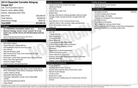 Photos of 2014 Chevrolet Corvette Stingray for sale in Atlantic, IA at Gregg Young Chevrolet GMC Atlantic