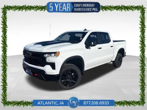 White 2022 Chevrolet Silverado 1500 LT Trail Boss for sale in Atlantic, IA