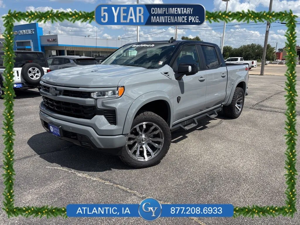 Gray 2025 Chevrolet Silverado 1500 RST for sale in Atlantic, IA