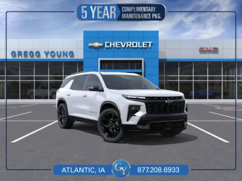 White 2026 Chevrolet Traverse RS for sale in Atlantic, IA