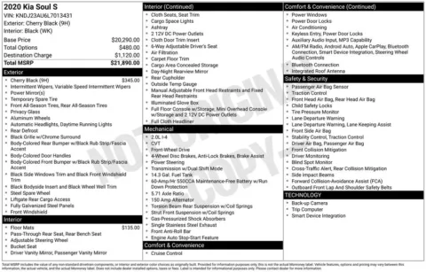 Photos of 2020 Kia Soul S for sale in Atlantic, IA at Gregg Young Automotive of Atlantic