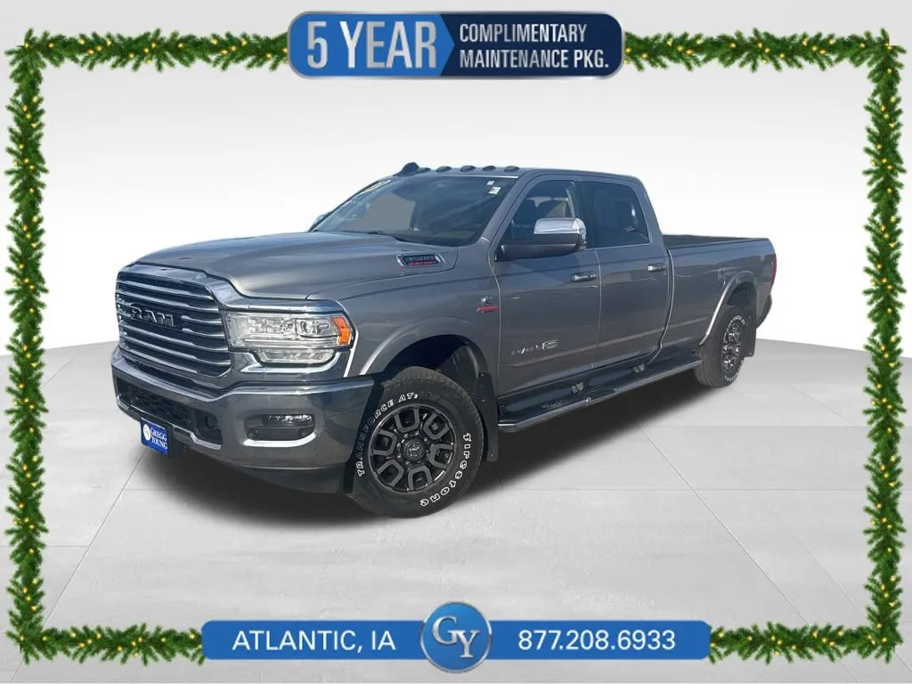Silver 2022 Ram 3500 Laramie Longhorn for sale in Atlantic, IA