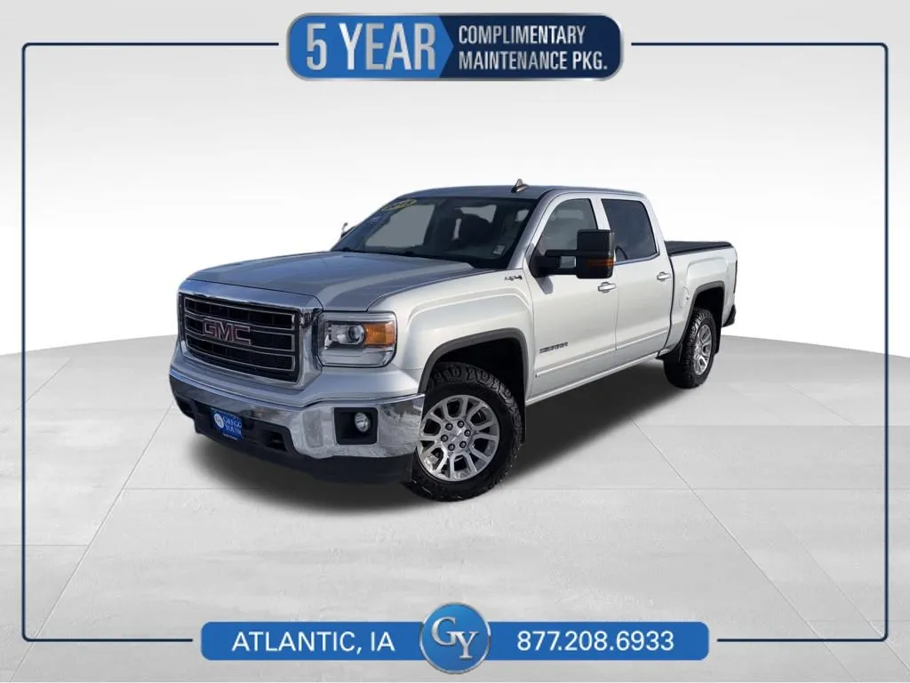 Silver 2015 GMC Sierra 1500 SLE for sale in Atlantic, IA