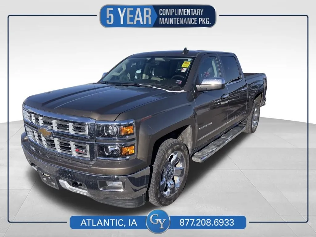 Brown 2015 Chevrolet Silverado 1500 LTZ for sale in Atlantic, IA
