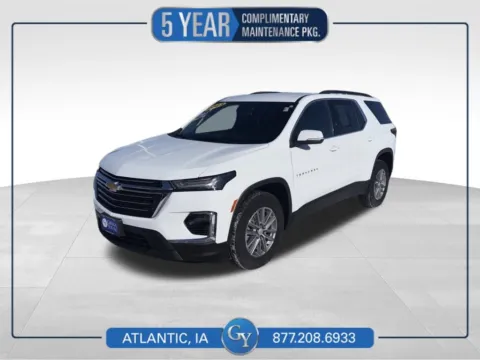 White 2023 Chevrolet Traverse LT Leather for sale in Atlantic, IA