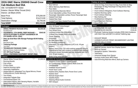 Photos of 2026 GMC Sierra 2500HD Denali for sale in Atlantic, IA at Gregg Young Automotive of Atlantic