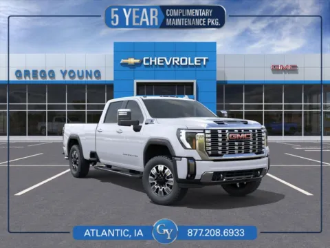 White 2026 GMC Sierra 3500 HD Denali for sale in Atlantic, IA