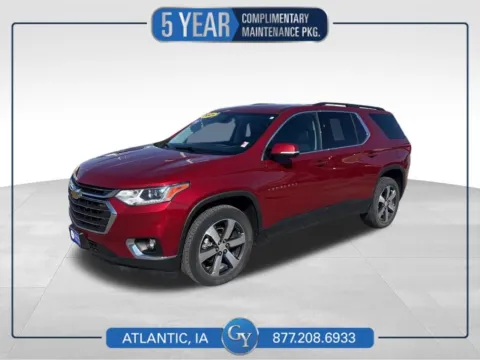 Red 2021 Chevrolet Traverse LT Leather for sale in Atlantic, IA