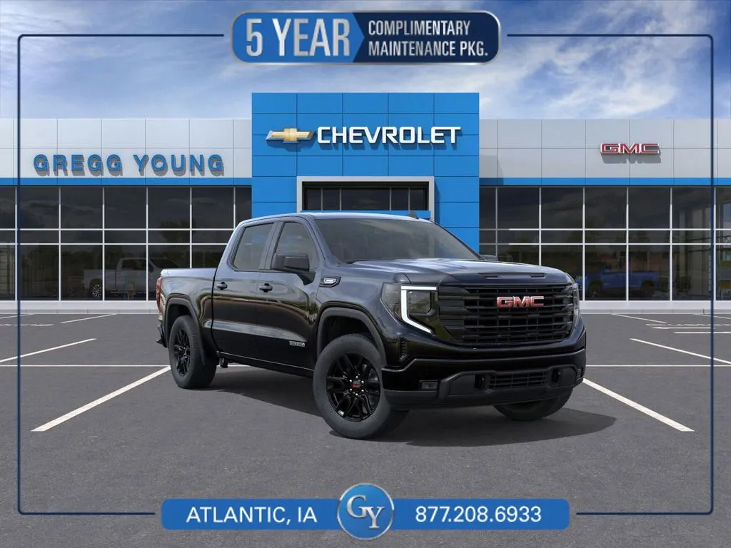 Black 2025 GMC Sierra 1500 Elevation for sale in Atlantic, IA