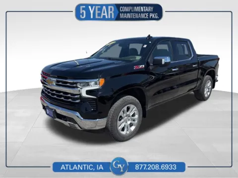 Black 2023 Chevrolet Silverado 1500 LTZ for sale in Atlantic, IA