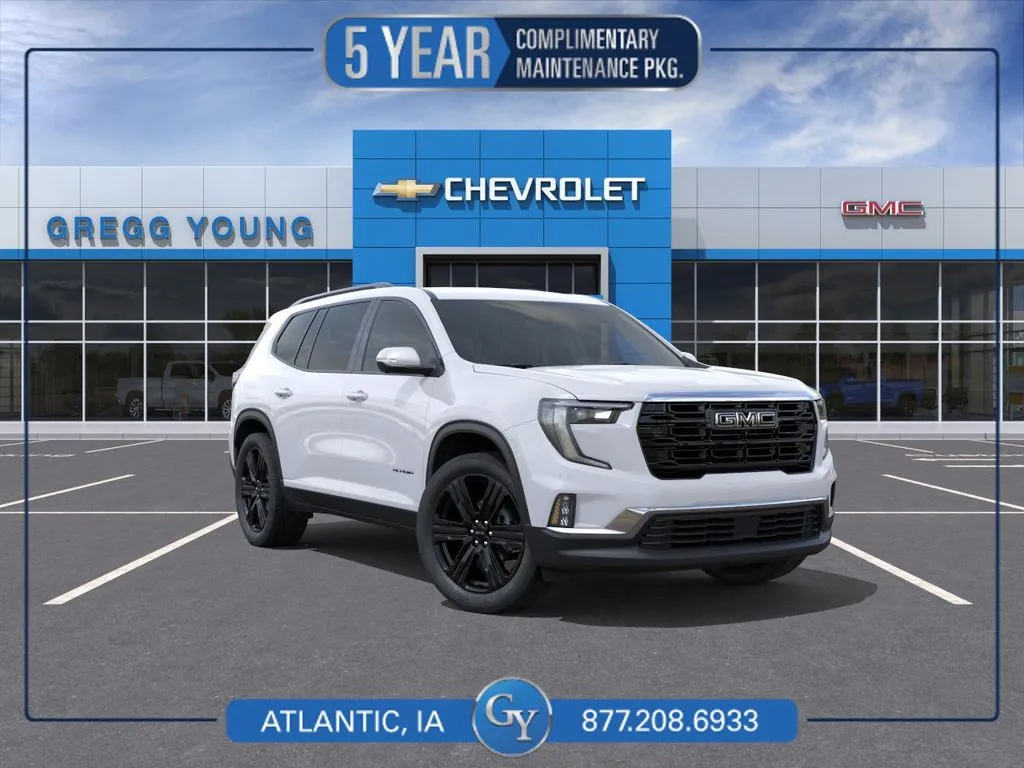 White 2026 GMC Acadia Elevation for sale in Atlantic, IA