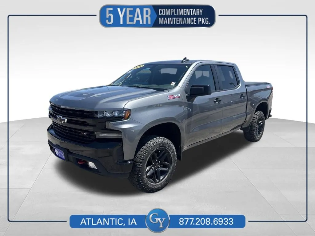Gray 2020 Chevrolet Silverado 1500 LT Trail Boss for sale in Atlantic, IA