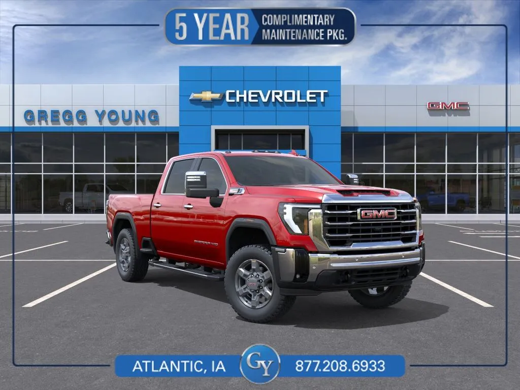 Red 2026 GMC Sierra 2500 HD SLT for sale in Atlantic, IA