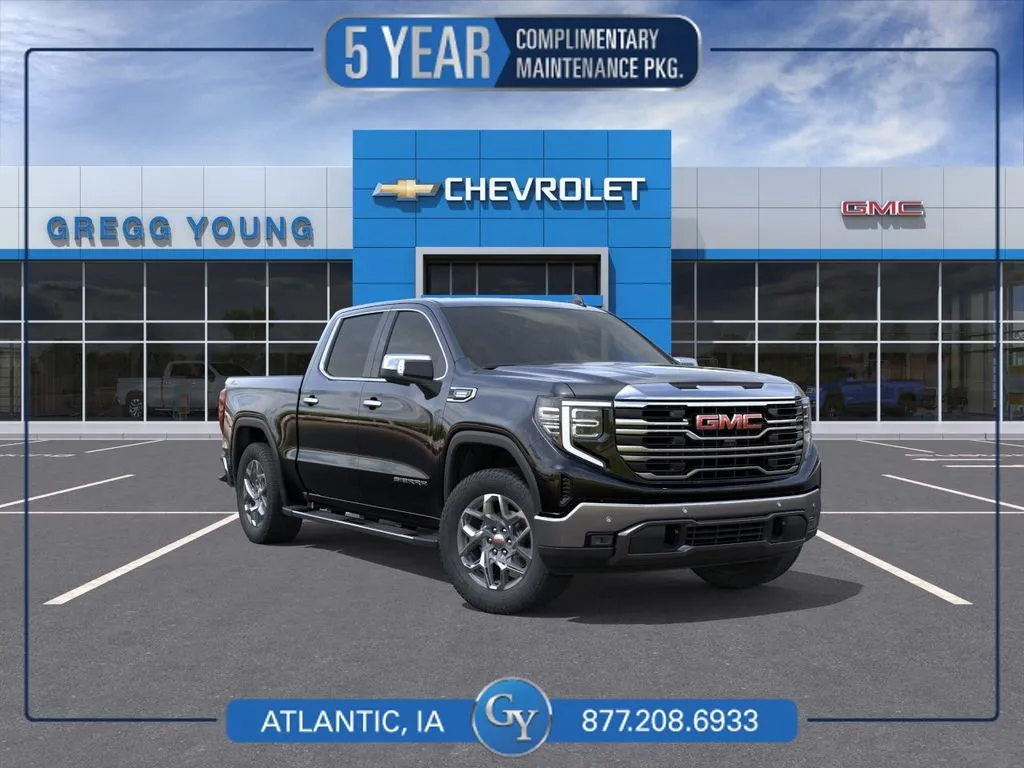 Black 2026 GMC Sierra 1500 SLT for sale in Atlantic, IA