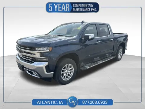 Blue 2019 Chevrolet Silverado 1500 LTZ for sale in Atlantic, IA
